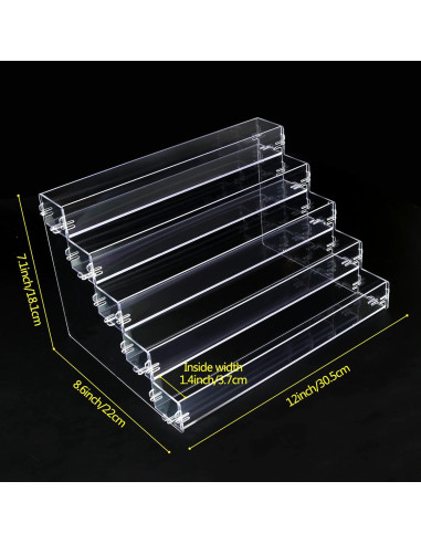 Organizador de Gafas de Sol 5 Niveles BVANQ Acrílico