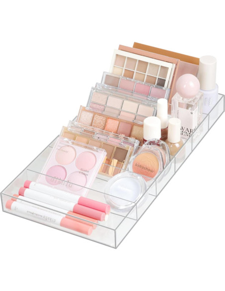 Organizador de Cajón ZEXALOR Transparente 6 Compartimentos Organizador de Cajón ZEXALOR Transparente 6 Compartimentos