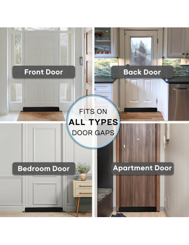 Tapón de Draft Comfyanno 96,5 cm Negro para Puerta