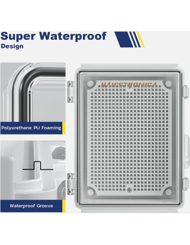 Caja Eléctrica Impermeable Haisstronica 22x17x11cm IP67