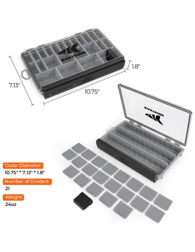 Caja de Pesca Impermeable KastKing HyperSeal 3600