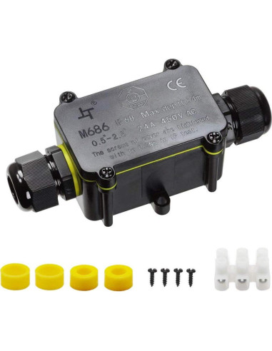 Caja de Conexiones FX IP68 2 Vías M20 Rango 5-12mm