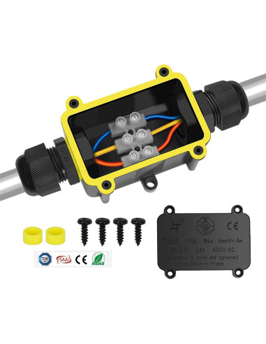 Caja de Conexiones FX IP68 2 Vías M20 Rango 5-12mm