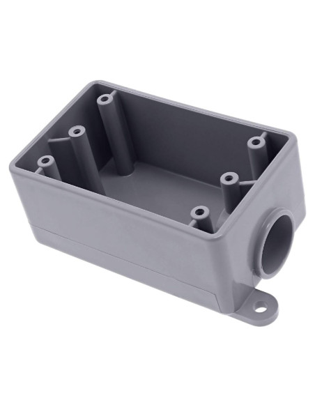 Caja de Salida Eléctrica Metálica Sigma 14250 Gris 1 Gang