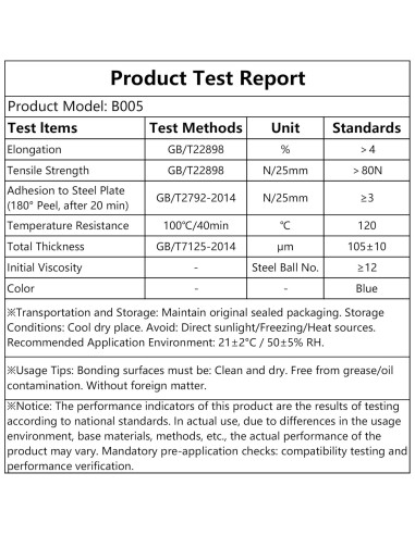 10 Rollos de Cinta de Pintor Azul 5 cm x 50 m SEBETOW