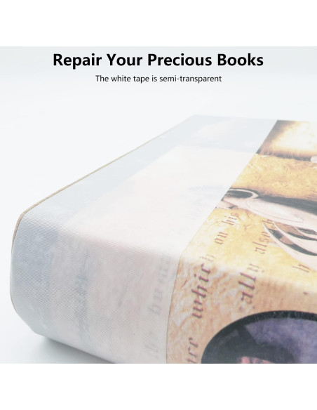 Cinta de Encuadernación Blanca Topiverse 5,08 cm x 7,32 m