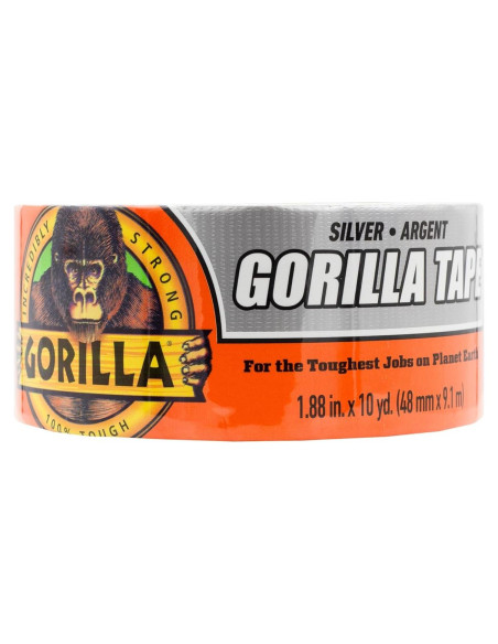 Cinta Adhesiva Gorilla 48 mm x 9.14 m Plata Resistente Cinta Adhesiva Gorilla 48 mm x 9.14 m Plata Resistente