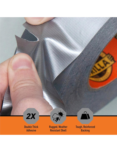 Cinta Adhesiva Gorilla 48 mm x 9.14 m Plata Resistente Cinta Adhesiva Gorilla 48 mm x 9.14 m Plata Resistente