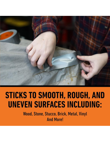 Cinta Adhesiva Gorilla 48 mm x 9.14 m Plata Resistente