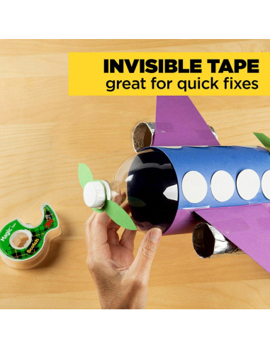 Cinta Mágica Scotch 3 Rollos 1,91 x 254 cm Invisible