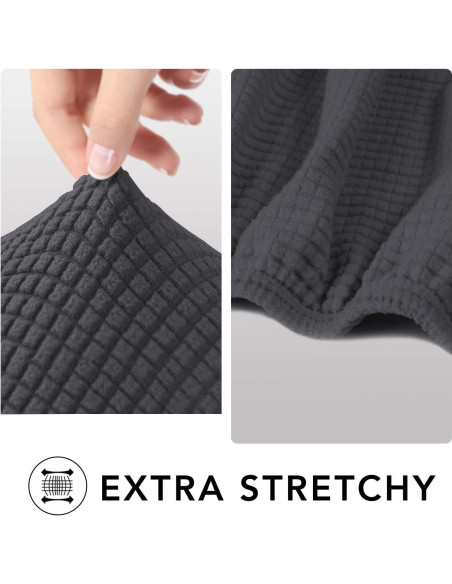 Funda de Silla Stretch PureFit Gris Oscuro Antideslizante