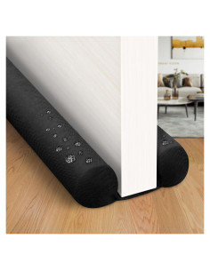 Detenedor de Corrientes de Aire Gigbuff 30-36" Negro Impermeable