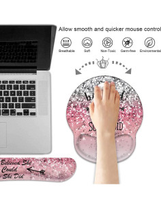 Juego de Soporte para Muñeca Teclado y Ratón FVAENDHIO 2