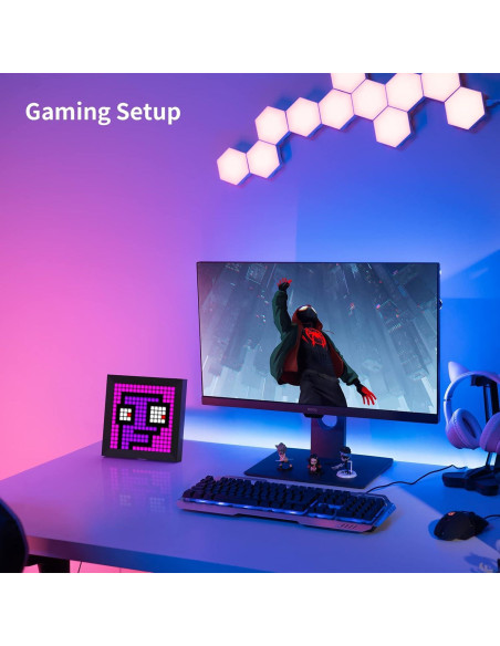 Panel LED Divoom Pixoo-16 RGB 16x16 para Escritorio