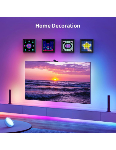 Panel LED Divoom Pixoo-16 RGB 16x16 para Escritorio