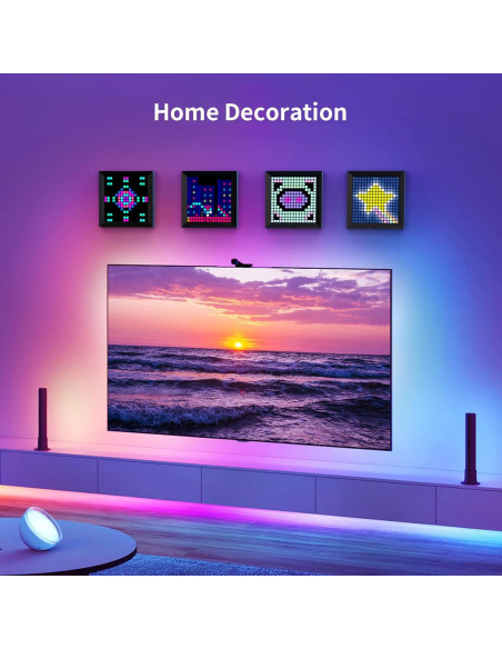 Panel LED Divoom Pixoo-16 RGB 16x16 para Escritorio