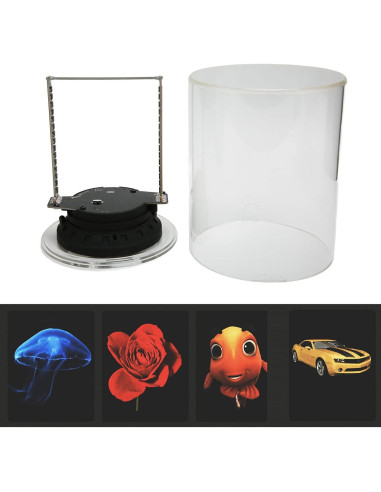 Ventilador Holográfico 3D TOPINCN 10W con Control APP