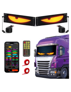 Luz LED Ojos Diabólicos Sooguard 60x12 cm con Control Remoto