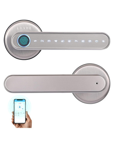 Cerradura Inteligente Laxre Biométrica Bluetooth 5 en 1