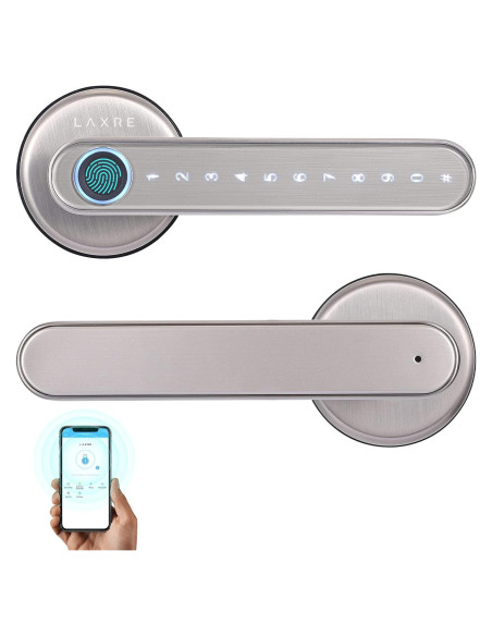 Cerradura Inteligente Laxre Biométrica Bluetooth 5 en 1
