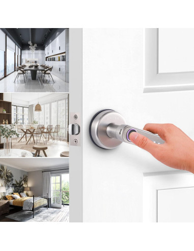 Cerradura Inteligente Laxre Biométrica Bluetooth 5 en 1