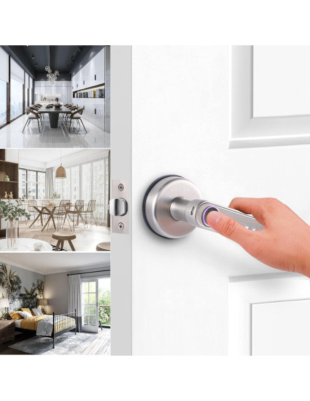 Cerradura Inteligente Laxre Biométrica Bluetooth 5 en 1