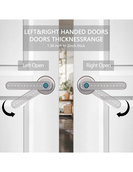 Cerradura Inteligente Laxre Biométrica Bluetooth 5 en 1