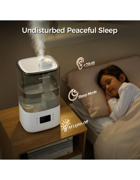 Humidificador Ultrasonico 6L Boxing con Control Remoto