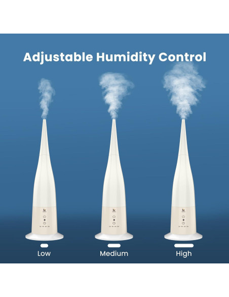 Humidificador Ultrasónico Genérico 3.03L Niebla Fría Blanco