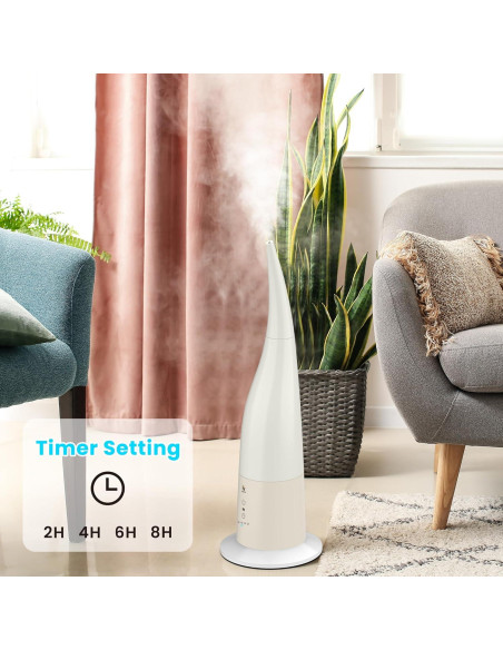 Humidificador Ultrasónico Genérico 3.03L Niebla Fría Blanco