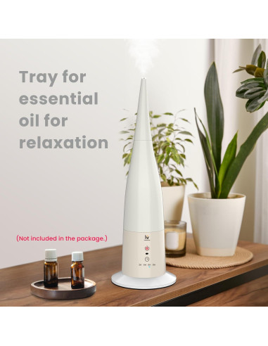 Humidificador Ultrasónico Genérico 3.03L Niebla Fría Blanco