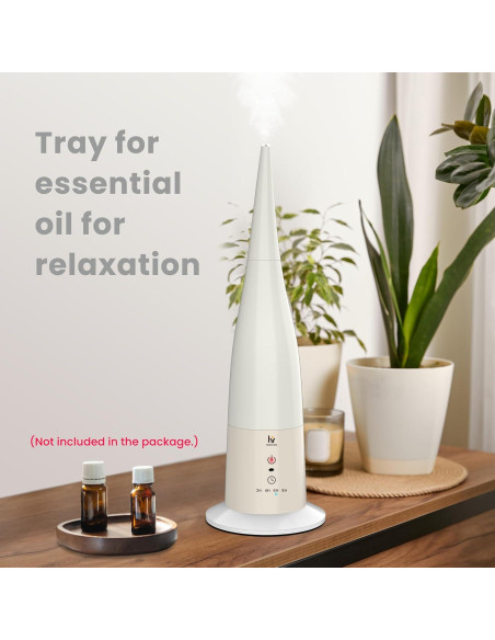 Humidificador Ultrasónico Genérico 3.03L Niebla Fría Blanco