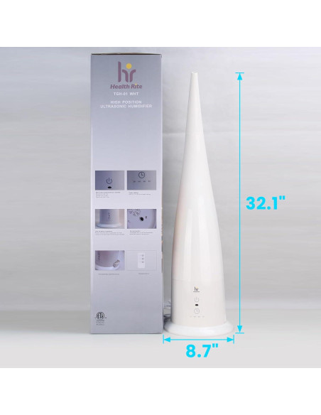 Humidificador Ultrasónico Genérico 3.03L Niebla Fría Blanco