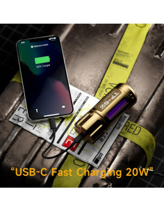 Banco de energía 5000mAh Trozk 20W carga rápida oro 2