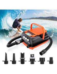 Bomba de Aire Eléctrica AGPTEK 16PSI 12V Recargable para SUP 2