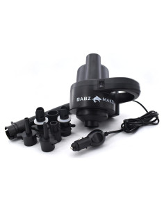 Bomba de Aire Eléctrica BABZ Mako 12V con 6 Boquillas