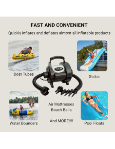 Inflador/Desinflador Eléctrico RAVE Sports 01083 3.0 psi 2