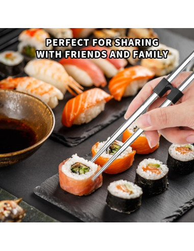 10 Ayudantes Reutilizables de Palillos QUANFULTEC para Entrenamiento