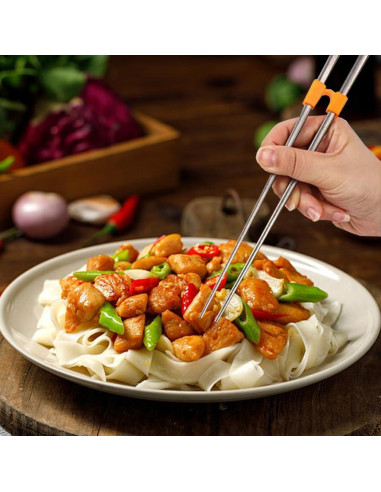 10 Ayudantes Reutilizables de Palillos QUANFULTEC para Entrenamiento