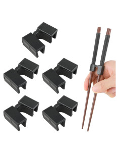 Ayudante de Palillos Reutilizables Mabor 5 Piezas Negro