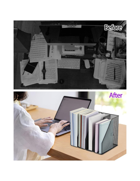 Organizador de Escritorio AUPSEN 4-Pack Malla Negro 9,07 kg