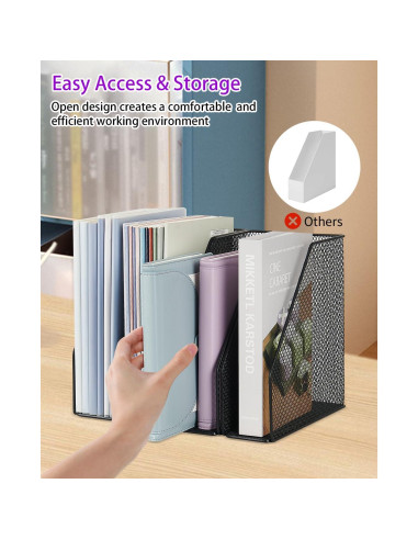 Organizador de Escritorio AUPSEN 4-Pack Malla Negro 9,07 kg