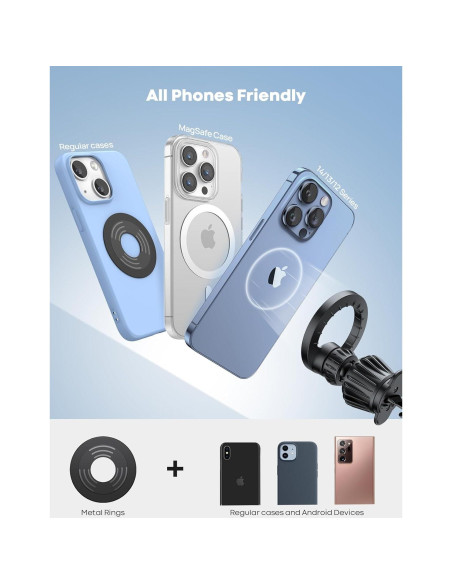 Soporte Magnético para Auto Lamicall MagSafe 20 Imán 2024