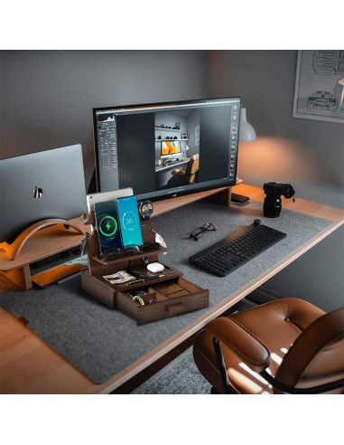 Estación de Acoplamiento de Madera Parkway Home con Cajón