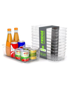 Contenedores Organizadores Utopia Home 8 Piezas 31.5x15.7x8.9cm