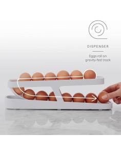 Dispensador de Huevos YouCopia RollDown, Organizador Antideslizante 2
