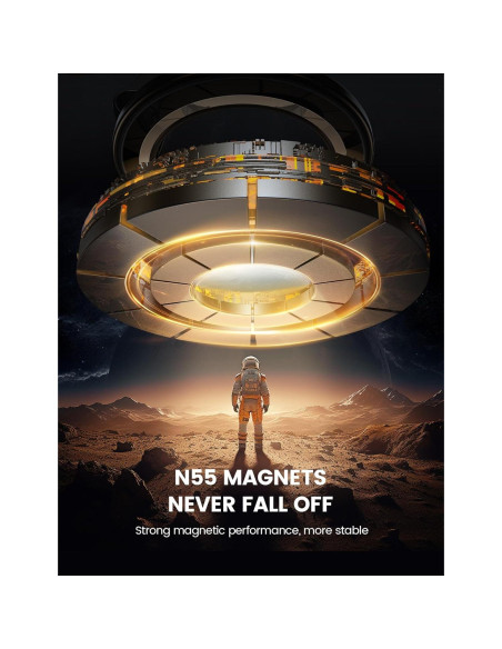 Soporte de Coche Lamicall MagSafe Todo Metal Ajustable