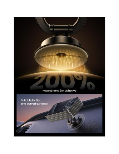 Soporte de Coche Lamicall MagSafe Todo Metal Ajustable