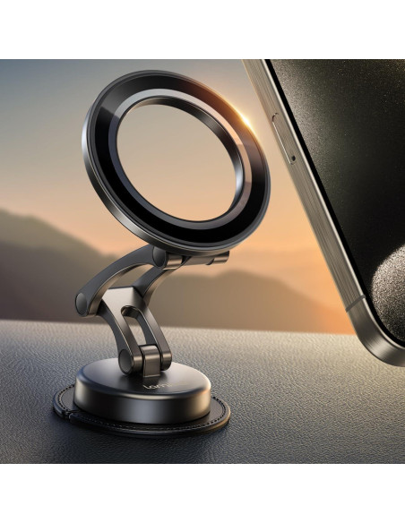 Soporte de Coche Lamicall MagSafe Todo Metal Ajustable