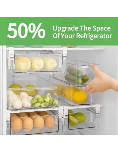 Organizador de Cajones de Refrigerador Vacane XL 49,5 cm